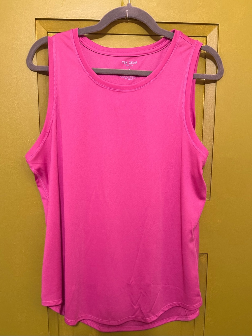 tek gear Bright Hot Pink Athletic Tank Top